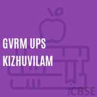Gvrm Ups Kizhuvilam Middle School Logo