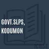 Govt.Slps, Kodumon Primary School Logo