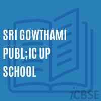 Sri Gowthami Publ;ic UP School Logo