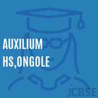 Auxilium Hs,Ongole Secondary School Logo