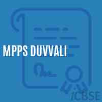 Mpps Duvvali Primary School Logo
