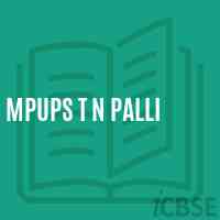 Mpups T N Palli Middle School Logo