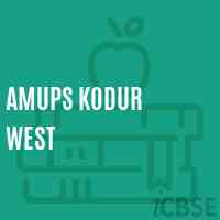 Amups Kodur West Middle School Logo