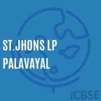 St.Jhons Lp Palavayal Primary School Logo