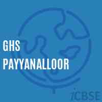 Ghs Payyanalloor Secondary School Logo