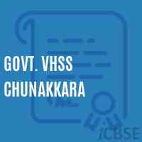 Govt. Vhss Chunakkara High School Logo