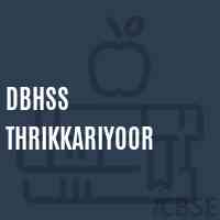 Dbhss Thrikkariyoor School Logo