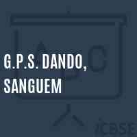 G.P.S. Dando, Sanguem Primary School Logo