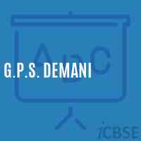 G.P.S. Demani Primary School Logo