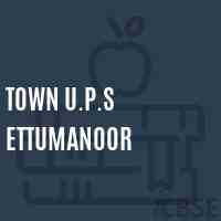 Town U.P.S Ettumanoor Middle School Logo