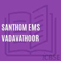 Santhom Ems Vadavathoor Primary School Logo