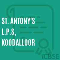 St. Antony'S L.P.S, Koodalloor Primary School Logo