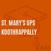 St. Mary'S Ups Koothrappally Middle School Logo