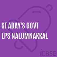 St Aday'S Govt Lps Nalumnakkal Primary School Logo