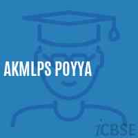 Akmlps Poyya Primary School Logo