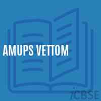 Amups Vettom Middle School Logo