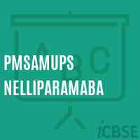 Pmsamups Nelliparamaba Upper Primary School Logo