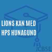 Lions Kan Med Hps Hunagund Middle School Logo