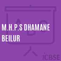 M.H.P.S Dhamane Beilur Middle School Logo