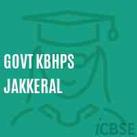 Govt Kbhps Jakkeral Primary School Logo