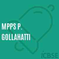 Mpps P. Gollahatti Primary School Logo