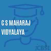C S Maharaj Vidyalaya Secondary School Logo