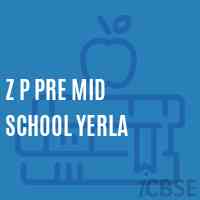 Z P Pre Mid School Yerla Logo