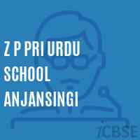 Z P Pri Urdu School Anjansingi Logo