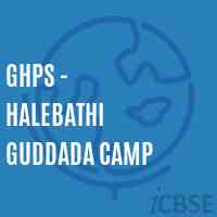 Ghps - Halebathi Guddada Camp Middle School Logo