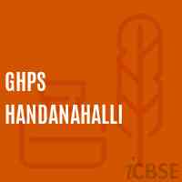 Ghps Handanahalli Middle School Logo
