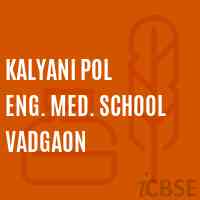 Kalyani Pol Eng. Med. School Vadgaon Logo