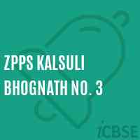 Zpps Kalsuli Bhognath No. 3 Middle School Logo