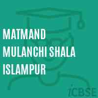 Matmand Mulanchi Shala Islampur Primary School Logo