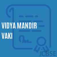 Vidya Mandir Vaki Primary School Logo