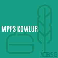Mpps Kowlur Primary School Logo