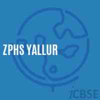 Zphs Yallur Secondary School Logo