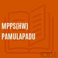 Mpps(Hw) Pamulapadu Primary School Logo