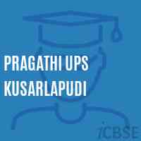 PRAGATHI UPS Kusarlapudi Middle School Logo