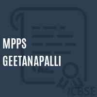 Mpps Geetanapalli Primary School Logo