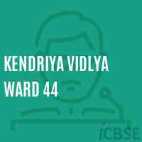 Kendriya Vidlya Ward 44 Senior Secondary School Logo