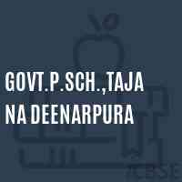 Govt.P.Sch.,Tajana Deenarpura Primary School Logo