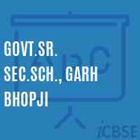 Govt.Sr. Sec.Sch., Garh Bhopji High School Logo