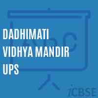 Dadhimati Vidhya Mandir Ups Middle School Logo
