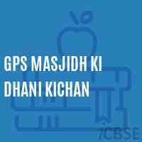 Gps Masjidh Ki Dhani Kichan Primary School Logo