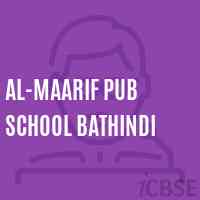 Al-Maarif Pub School Bathindi Logo