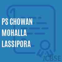 Ps Chowan Mohalla Lassipora Primary School Logo