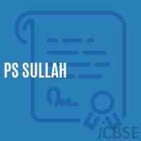 Ps Sullah Primary School Logo