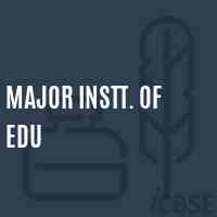 Major Instt. of Edu Secondary School Logo