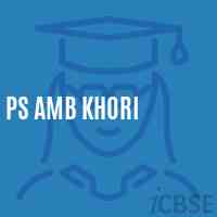 Ps Amb Khori Middle School Logo