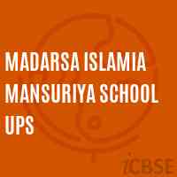Madarsa Islamia Mansuriya School Ups Logo